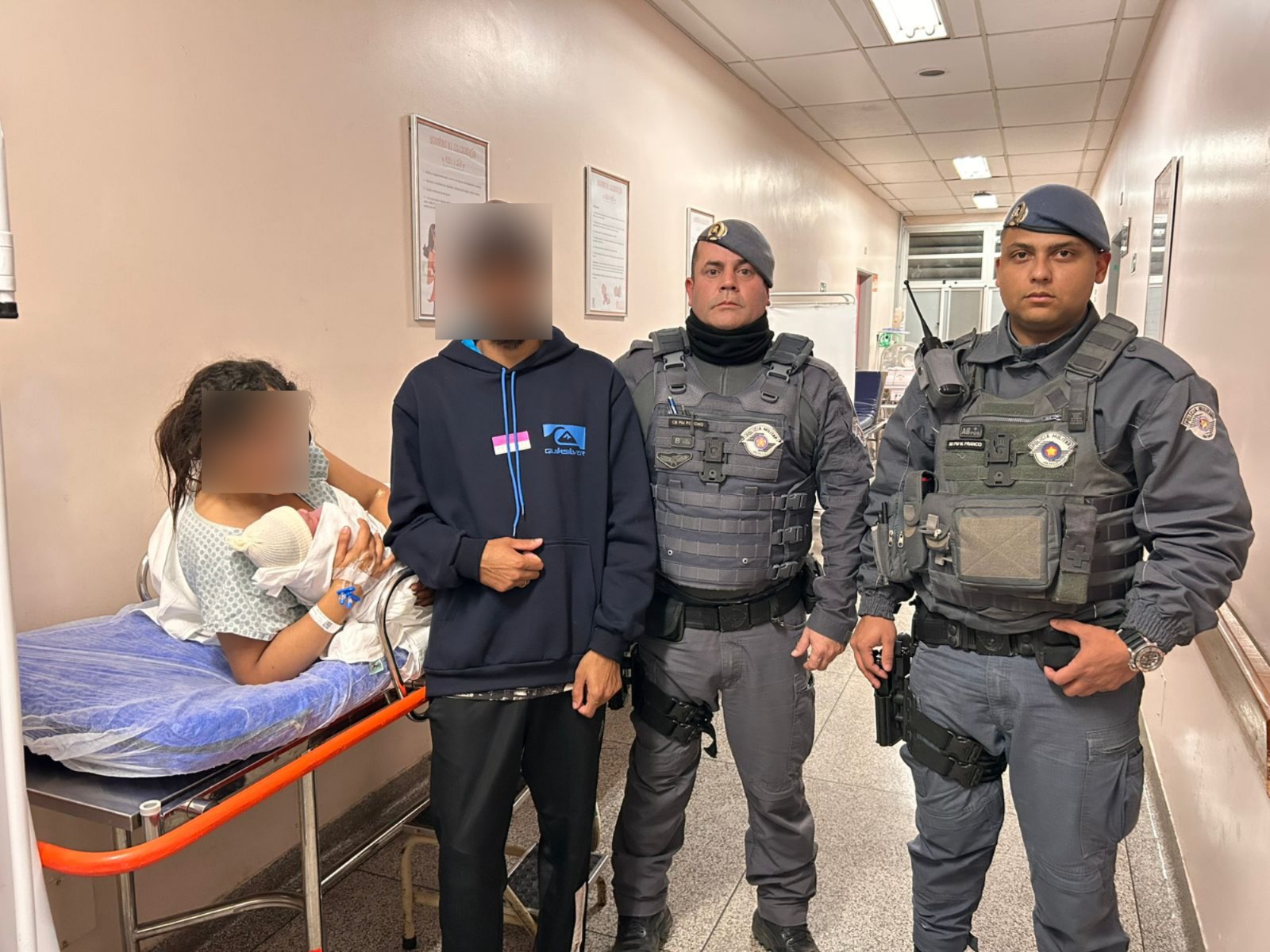 Policia Militar auxilia gestante em trabalho de parto na zona sul de São Paulo